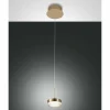 Luminaires Fabas Luce Suspension Fabas Luce Dunk LED Laiton, 1 lumière