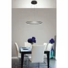 Luminaires Fabas Luce Suspension Fabas Luce Giotto LED Noir, 1 lumière* Éclairage Led