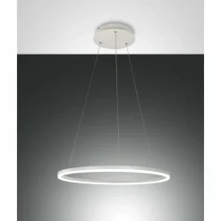 Luminaires Fabas Luce Suspension Fabas Luce Giotto LED Blanc, 2 lumières