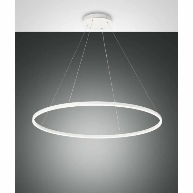 Luminaires Fabas Luce Suspension Fabas Luce Giotto LED Blanc, 1 lumière* Éclairage Led