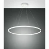 Luminaires Fabas Luce Suspension Fabas Luce Giotto LED Blanc, 1 lumière