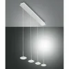 Luminaires Fabas Luce Suspension Fabas Luce Hale LED Blanc, 4 lumières* Éclairage Led