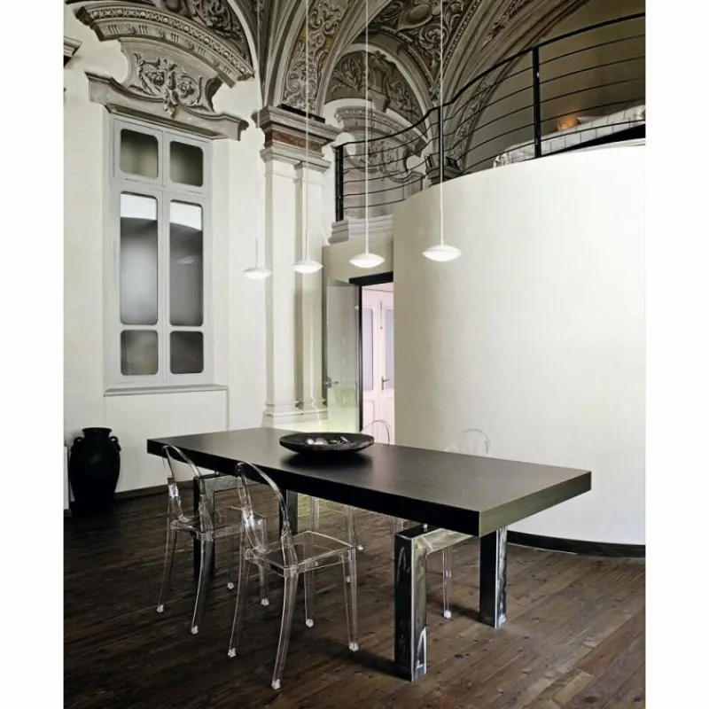 Luminaires Fabas Luce Suspension Fabas Luce Hale LED Blanc, 4 lumières* Éclairage Led