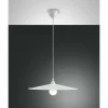 Luminaires Fabas Luce Suspension Fabas Luce Kasa Blanc, 1 lumière* Suspensions