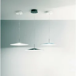 Luminaires Fabas Luce Suspension Fabas Luce Kasa LED Noir, 1 lumière* Éclairage Led