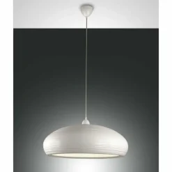 Luminaires Fabas Luce Suspension Fabas Luce Lodge Blanc, 1 lumière* Suspensions