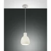 Luminaires Fabas Luce Suspension Fabas Luce Marina Blanc, 1 lumière* Suspensions