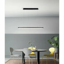 Luminaires Fabas Luce Suspension Fabas Luce Mason LED Noir, 2 lumières* Éclairage Led