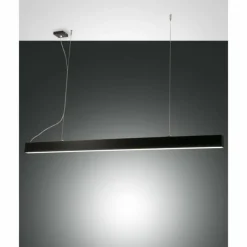 Luminaires Fabas Luce Suspension Fabas Luce Next LED Noir, 2 lumières* Éclairage Led