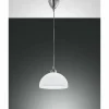 Luminaires Fabas Luce Suspension Fabas Luce NICE Chrome, 1 lumière
