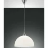 Luminaires Fabas Luce Suspension Fabas Luce NICE Chrome, 1 lumière