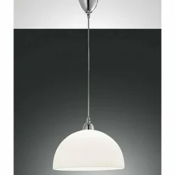 Luminaires Fabas Luce Suspension Fabas Luce NICE Chrome, 1 lumière