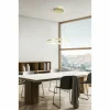 Lampes Dorées-Luminaires Fabas Luce Suspension Fabas Luce Palau LED Or, 1 lumière