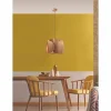 Lampes En Bois-Luminaires Fabas Luce Suspension Fabas Luce Pevero Écru, 1 lumière