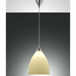 Luminaires Fabas Luce Suspension Fabas Luce PROVENZA Chrome, 1 lumière