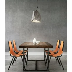 Luminaires Fabas Luce Suspension Fabas Luce Rock Noir, 1 lumière* Suspensions