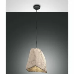 Luminaires Fabas Luce Suspension Fabas Luce Rock Noir, 1 lumière* Suspensions