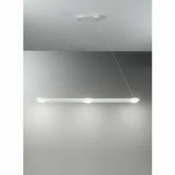 Luminaires Fabas Luce Suspension Fabas Luce Swan LED Blanc, 3 lumières* Éclairage Led