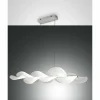 Luminaires Fabas Luce Suspension Fabas Luce Sylvie LED Blanc, 1 lumière