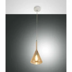 Lampes Vintages & Rétros-Luminaires Fabas Luce Suspension Fabas Luce Tris Blanc, 1 lumière