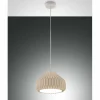 Luminaires Scandinaves-Luminaires Fabas Luce Suspension Fabas Luce Vigor Blanc, 1 lumière