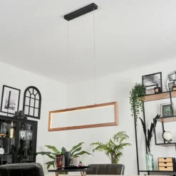 Luminaires Scandinaves-hofstein Suspension Fairburn LED Noir, 1 lumière