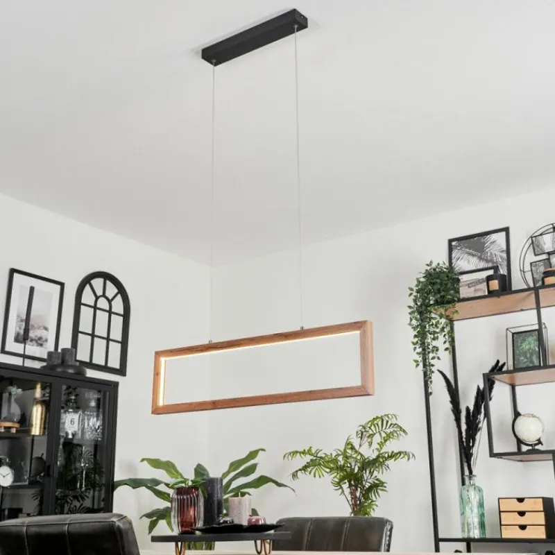 Luminaires Scandinaves-hofstein Suspension Fairburn LED Noir, 1 lumière