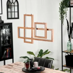 Luminaires Scandinaves-hofstein Suspension Fairburn LED Noir, 1 lumière