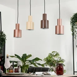 hofstein Suspension Fessade Noir, 4 lumières