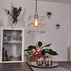 hofstein Suspension Fevaag Argenté, 1 lumière