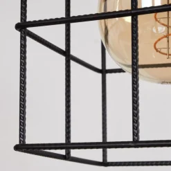 Lampes Vintages & Rétros-hofstein Suspension Fevaag Noir, 3 lumières