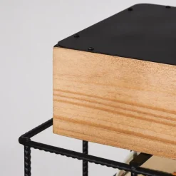 Lampes Vintages & Rétros-hofstein Suspension Fevaag Noir, 3 lumières