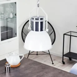 hofstein Suspension Fieberbrunn Blanc, 1 lumière* Suspensions