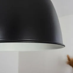 Lampes Industrielles-hofstein Suspension Fieberbrunn Noir, 1 lumière