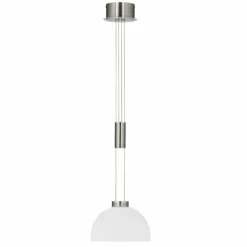 Luminaires Fischer & Honsel Suspension Fischer & Honsel Avignon LED Nickel brillant, 1 lumière