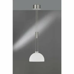 Luminaires Fischer & Honsel Suspension Fischer & Honsel Avignon LED Nickel brillant, 1 lumière
