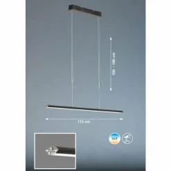 Luminaires Fischer & Honsel Suspension Fischer & Honsel Beat TW LED Noir, 1 lumière* Éclairage Led