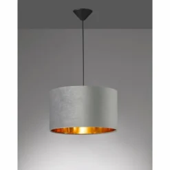 Lampes Vintages & Rétros-Luminaires Fischer & Honsel Suspension Fischer & Honsel Aura Noir, 1 lumière