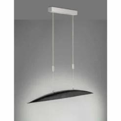 Luminaires Fischer & Honsel Suspension Fischer & Honsel Colmar LED Nickel mat, 5 lumières* Éclairage Led