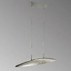 Luminaires Fischer & Honsel Suspension Fischer & Honsel Colmar LED Brun foncé, Nickel mat, 5 lumières* Éclairage Led