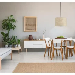 Lampes En Tissu-Luminaires Fischer & Honsel Suspension Fischer & Honsel Vigo Noir, 1 lumière