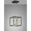 Luminaires Fischer & Honsel Suspension Fischer & Honsel Gisi LED Noir, 1 lumière, Télécommandes* Éclairage Led