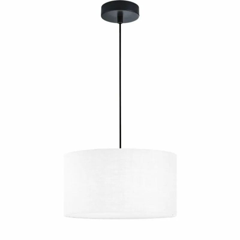 Lampes En Tissu-Luminaires Fischer & Honsel Suspension Fischer & Honsel Teramo Noir, 3 lumières