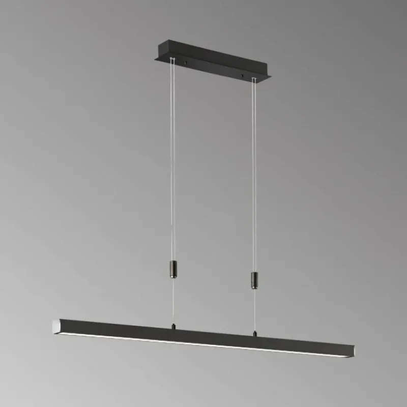 Luminaires Fischer & Honsel Suspension Fischer & Honsel Vito LED Noir, 1 lumière* Suspensions