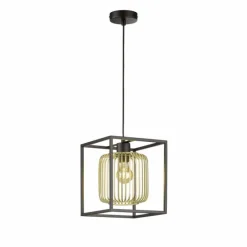 Lampes Dorées-Luminaires Fischer & Honsel Suspension Fischer & Honsel Caydo Noir, 1 lumière