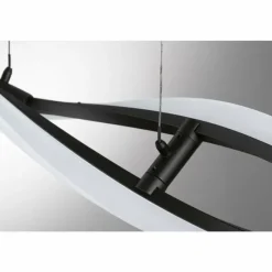 Luminaires Fischer & Honsel Suspension Fischer & Honsel Torcido LED Noir, 1 lumière, Télécommandes