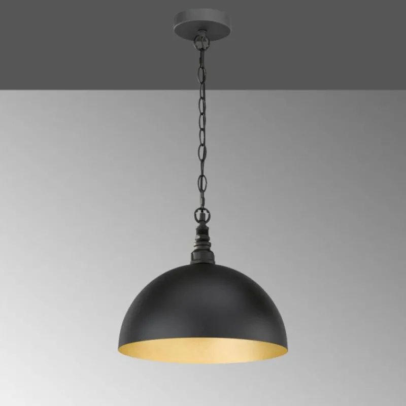 Lampes Dorées-Luminaires Fischer & Honsel Suspension Fischer-Honsel Leitung Noir, 1 lumière