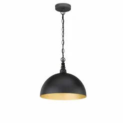 Lampes Dorées-Luminaires Fischer & Honsel Suspension Fischer-Honsel Leitung Noir, 1 lumière