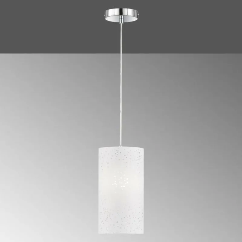 Lampes En Tissu-Luminaires Fischer & Honsel Suspension Fischer-Honsel Thor Chrome, 1 lumière