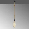 Style Boho-Chic-Luminaires Fischer & Honsel Suspension Fischer-Honsel Rope Noir, 1 lumière